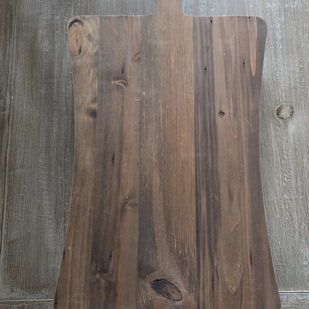 Wooden Serving Board – Dark Brown Rustic Cutting & Serving Tray